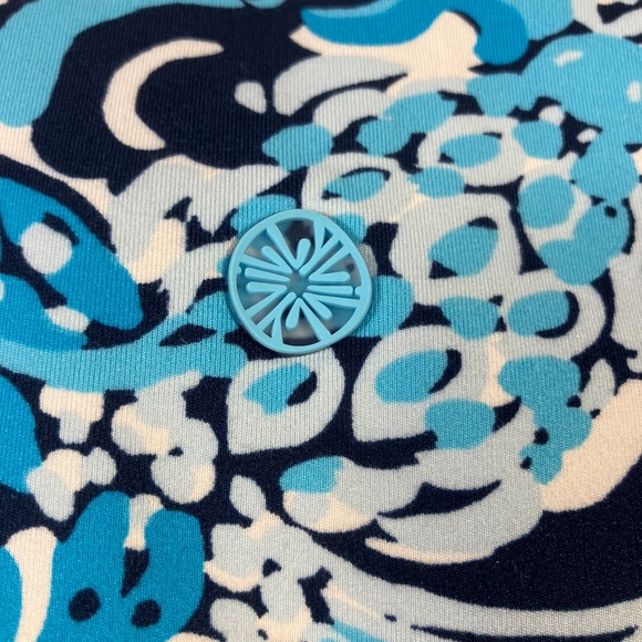 NWT Lilly Pulitzer Luxletic South Beach High Rise Bike Shorts, UPF 50+ Sz. Small - Picture 13 of 15